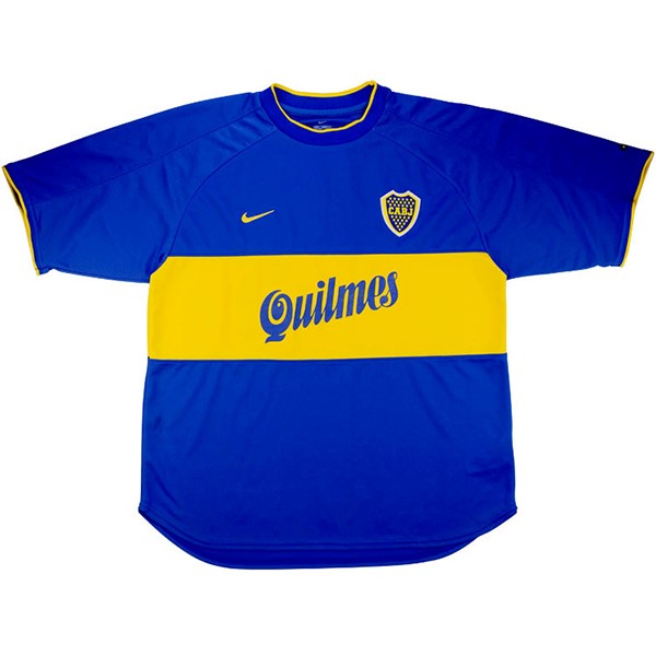 Authentic Camiseta Boca Juniors 1ª Retro 2000 2001 Azul
